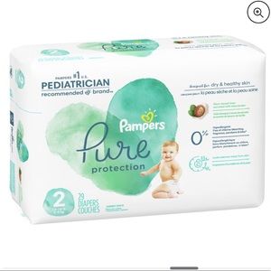 Pampers Pure Protection Diapers Size 2 29 Count